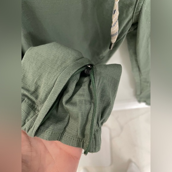 Onia All Terrain Ripstop Cotton Joggers in Sea Moss Green Men’s Small Pants. 2 - Picture 8 of 13